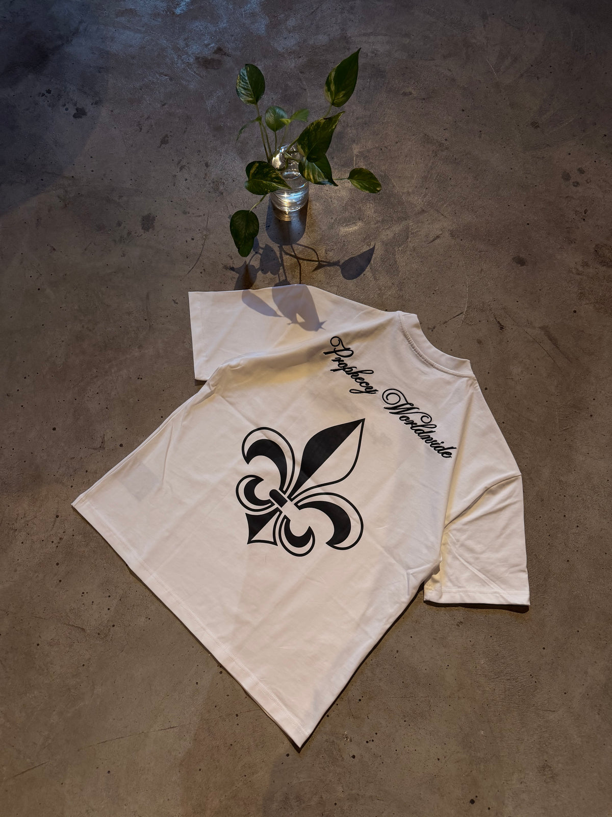White 'Heritage' Oversized T Shirt