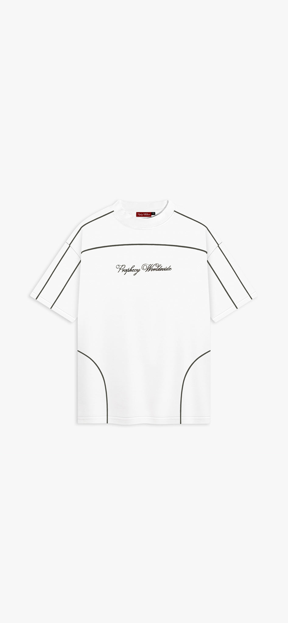 White Grey ‘33' Oversized T-Shirt