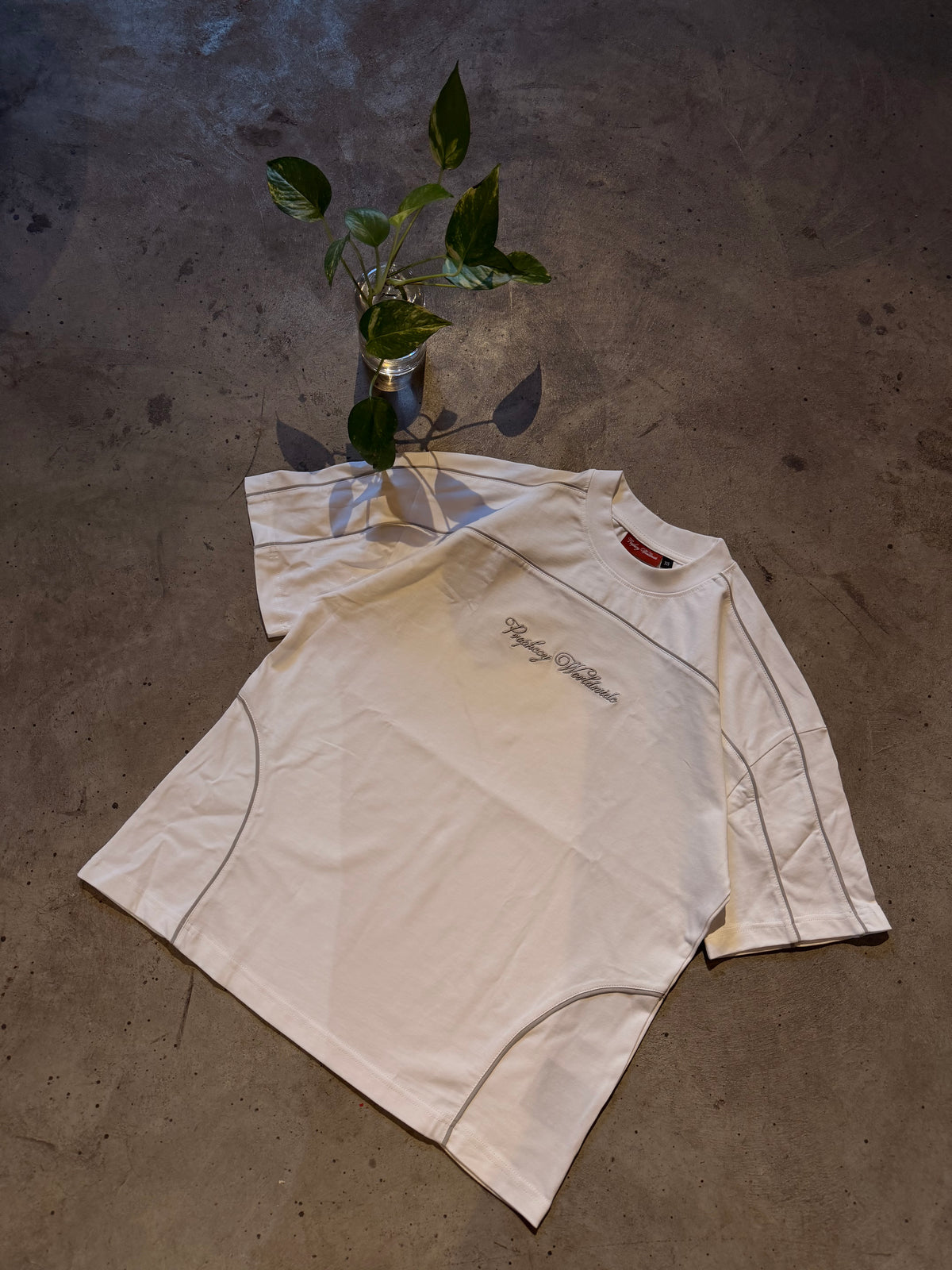 White Grey ‘33' Oversized T-Shirt