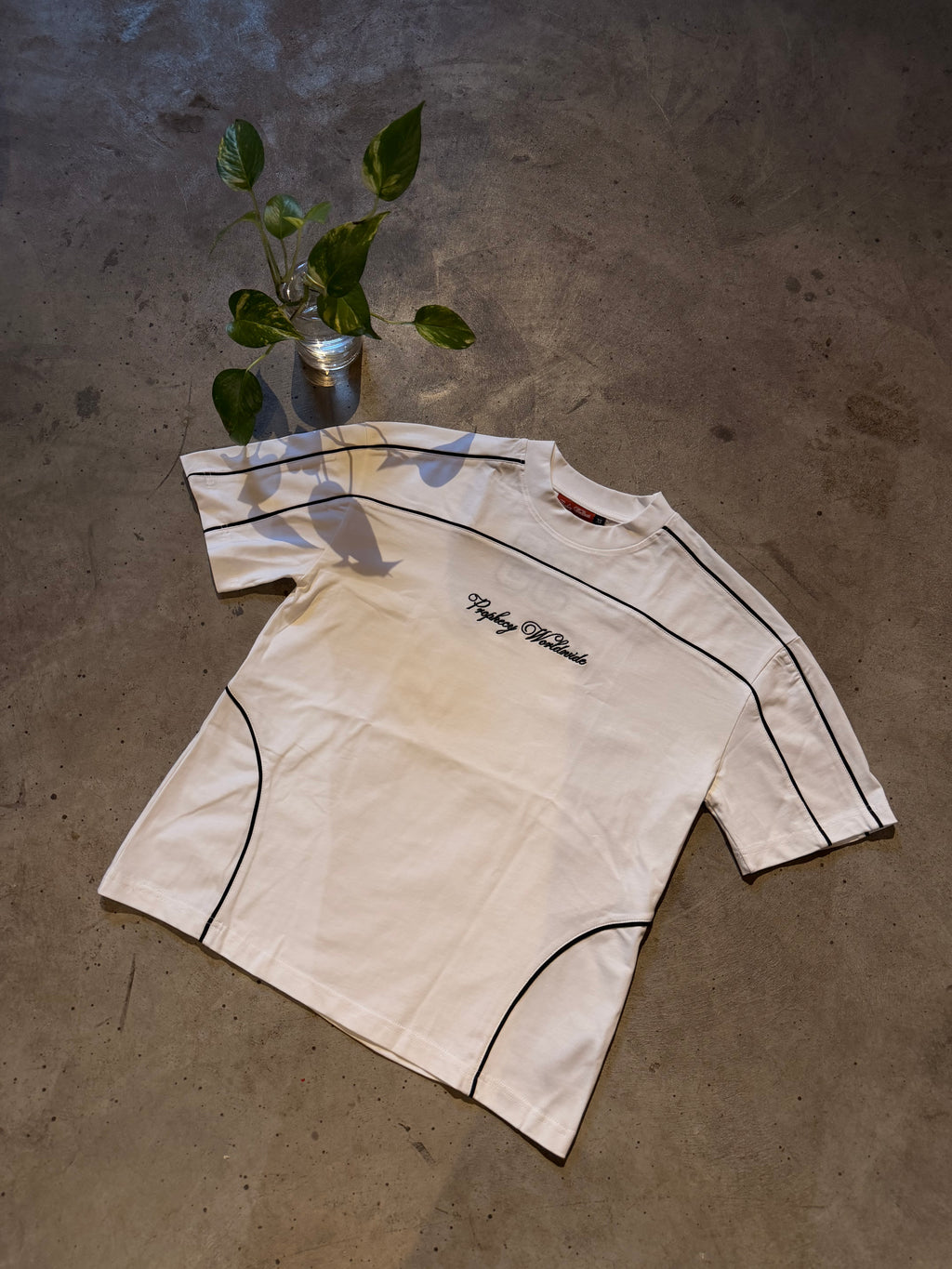 White Black ‘33' Oversized T-Shirt