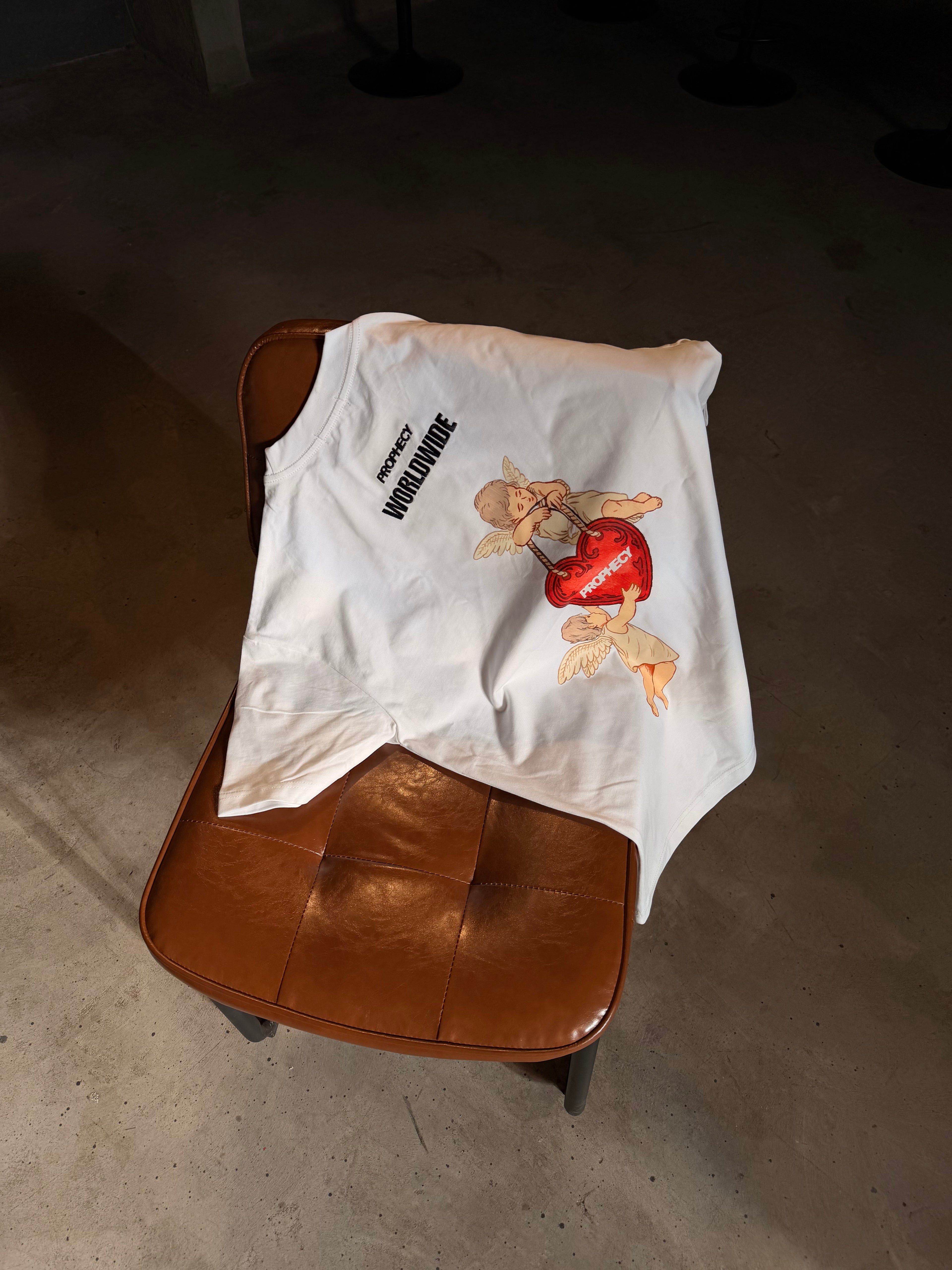 White 'Signature' Oversized T Shirt