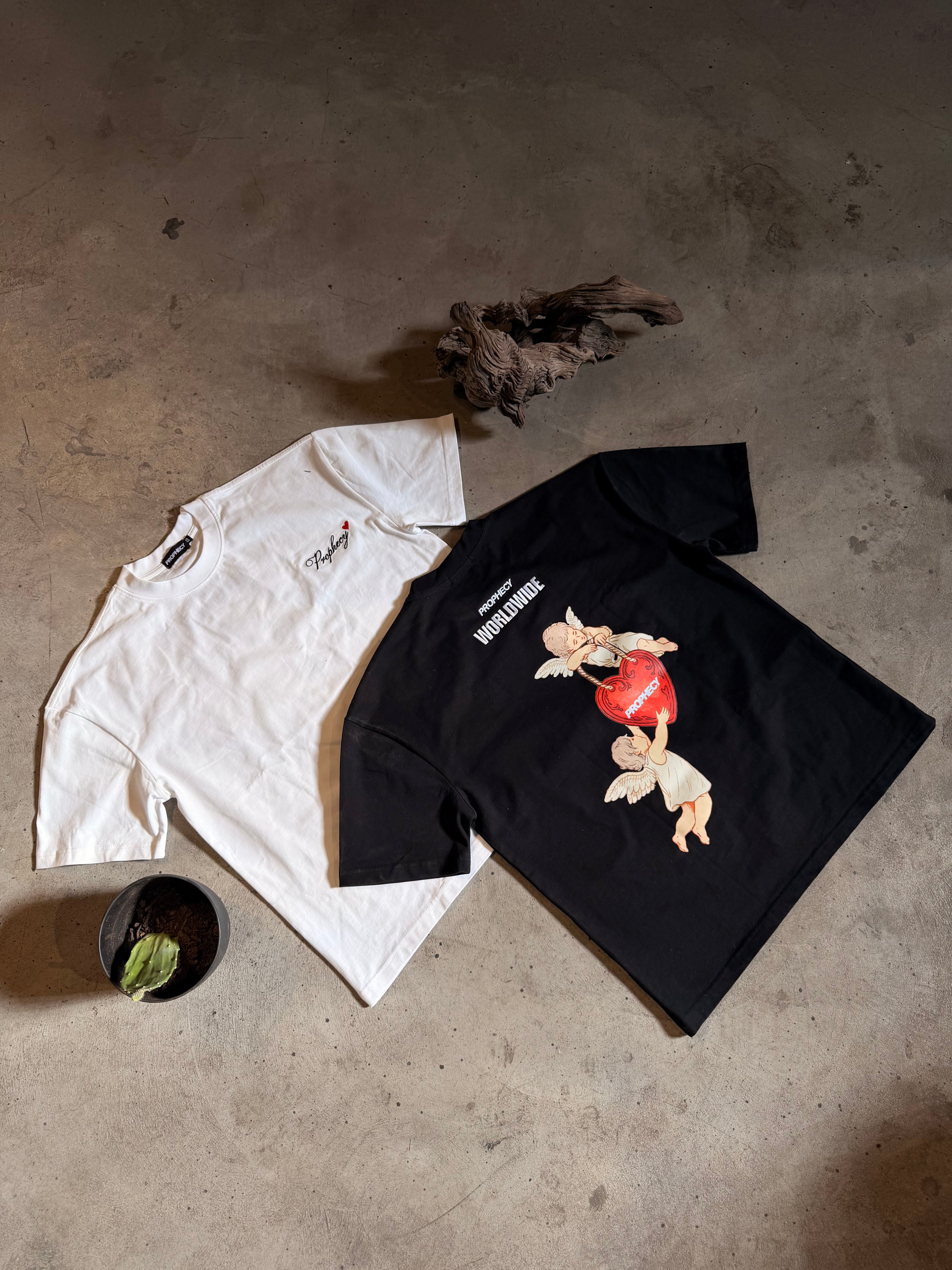 White 'Signature' Oversized T Shirt