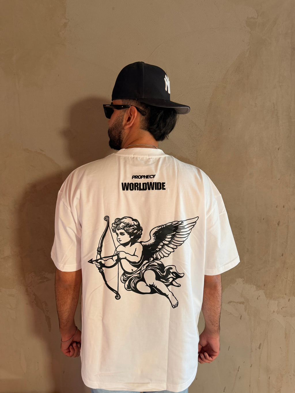 White 'Love is In The Air' Oversized T Shirt