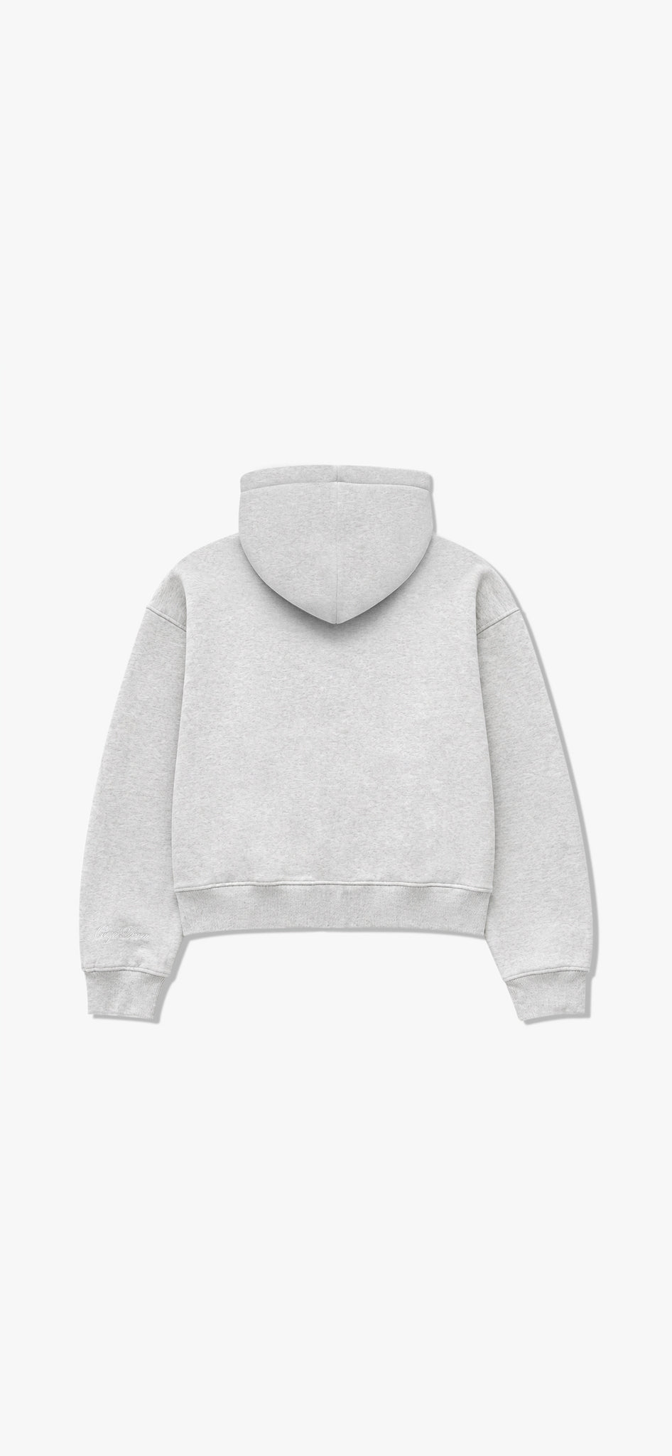 Light Oatmeal 'Signature' Full Zip Hoodie