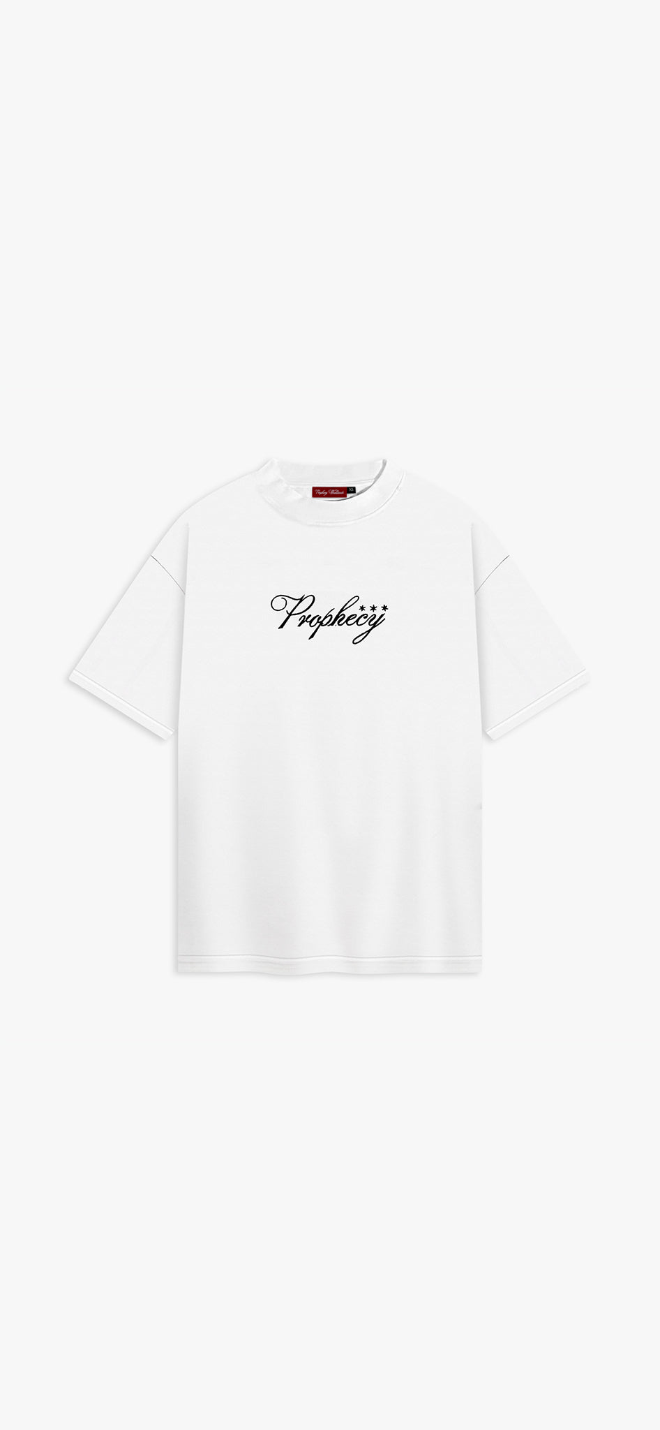 White 'Outlaw' Oversized T Shirt