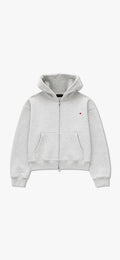 Light Oatmeal 'Signature' Full Zip Hoodie